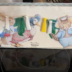 Meri Meri Green, White & Yellow Pet Bird Garland